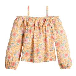 Girls 6-20 SO® Off-The-Shoulder Ruffled Top in Regular & Plus Size