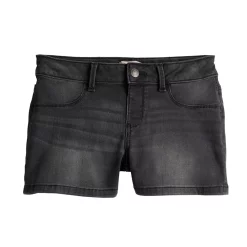 Girls 6-20 SO® Pull-On Shortie Shorts in Regular & Plus Size -Sleep On It Sales Shop 5881505 Black