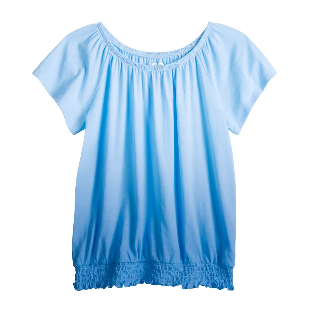 Girls 6-20 SO® Short Sleeve Puff Top in Regular & Plus Size 5 Girls 6-20 SO® Short Sleeve Puff Top in Regular & Plus Size - Image 5