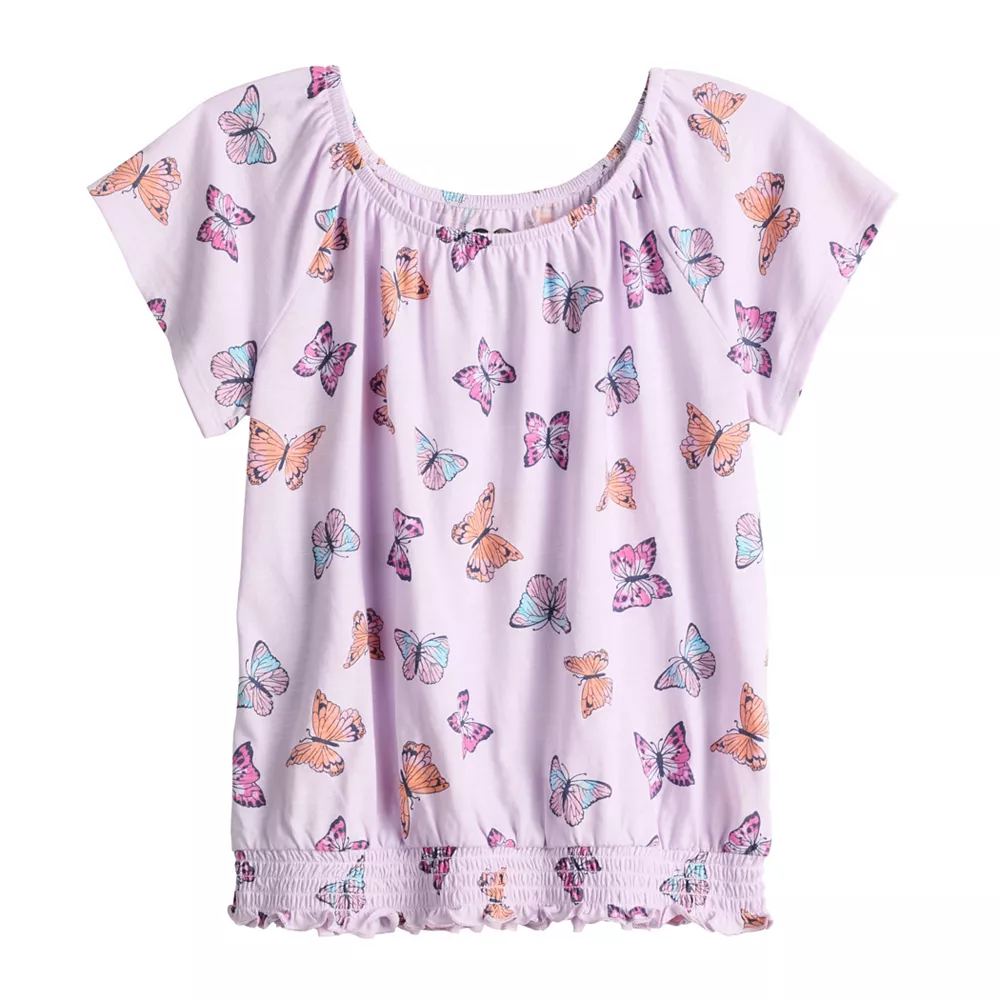 Girls 6-20 SO® Short Sleeve Puff Top in Regular & Plus Size 3 Girls 6-20 SO® Short Sleeve Puff Top in Regular & Plus Size - Image 3