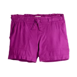 Girls 6-20 SO® Mid Rise Shorts in Regular & Plus Size -Sleep On It Sales Shop 5882714 Berry