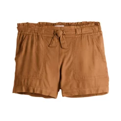 Girls 6-20 SO® Mid Rise Shorts in Regular & Plus Size -Sleep On It Sales Shop 5882714 Coffee