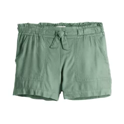 Girls 6-20 SO® Mid Rise Shorts in Regular & Plus Size -Sleep On It Sales Shop 5882714 Olive