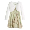 Girls 7-16 & Plus Size Knit Works Ruffle Cardigan Dress & Bolero Set