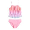 Girls 4-18 SO® Ruffled Tankini Top & Bottoms Swimsuit Set in Regular & Plus Size