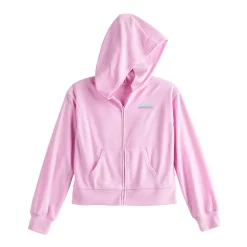 Girls 6-20 SO® Towel Terry Zip Hoodie in Regular & Plus Size