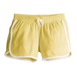 Girls 6-20 SO® Towel Terry Dolphin Shorts in Regular & Plus Size -Sleep On It Sales Shop 5947540 Yellow