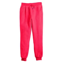 Girls 7-16 Tek Gear® Sherpa Joggers in Regular & Plus