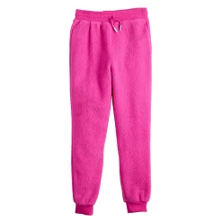 Girls 7-16 Tek Gear® Sherpa Joggers in Regular & Plus -Sleep On It Sales Shop 6120158 Fuchsia Cashmere