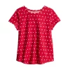 Girls 6-20 SO® Printed Tee in Regular & Plus Size